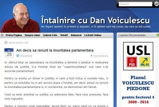 Voiculescu se crede la TNR! Spune că demisionează din Senat pentru binele justiţiei