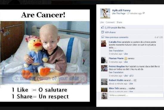 De unii nu merită să faci mişto, mai bine le urezi direct cancer