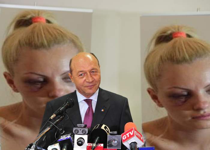 Băsescu îi ia apărarea agresorului: “Poate a zis Alexandra Stan ceva, poate l-a înjurat…”