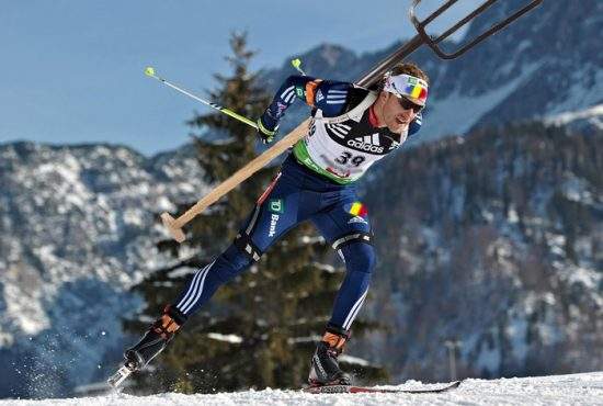 Stupefacţie la Soci: La proba de biathlon, românul a venit cu furca în loc de puşcă