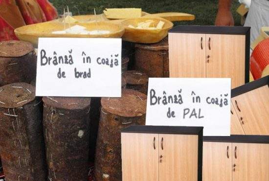 În plină criză, sibienii lansează un produs economic: brânză în coajă de PAL