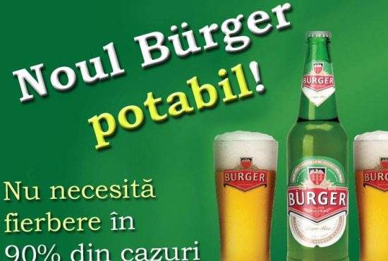 Inedit! Burger va scoate pe piaţă o bere potabilă