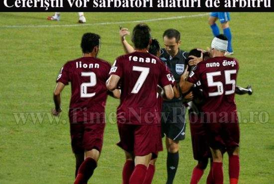 Cotă 1,01 pentru ca CFR Cluj să fie din nou ajutată de arbitri