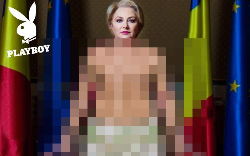 Închideţi internetul! Viorica Dăncilă şi-a aranjat un articol elogios şi în Playboy