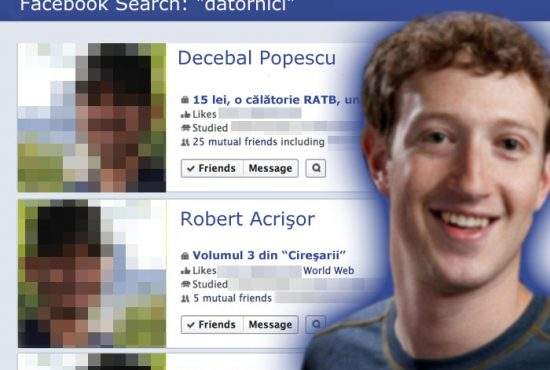 Facebook Search a detronat deja Google! Secretul: îţi găseşte prietenii care îţi datorează bani