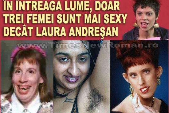 Laura Andreşan, pe locul patru în topul celor mai anti-sexy femei