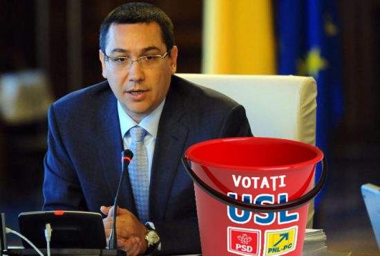 Ponta: USL nu are cum să se despartă, am imprimat deja găleţile pentru alegeri