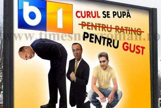 Poza zilei! B1TV a lansat campania: „Curul se pupă pentru gust!”