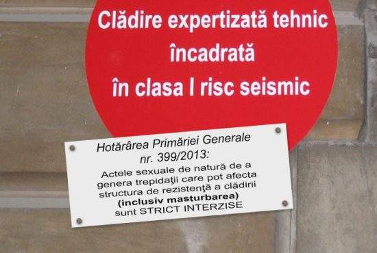 Oprescu anunţă măsuri anti-seism: Locatarii blocurilor cu bulină nu vor mai avea voie să facă sex