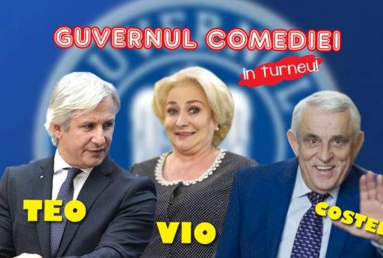 Teodorovici, Dăncilă şi Daea vor face un turneu în ţară sub numele de Teo, Vio şi Costel