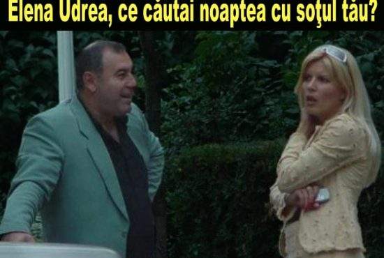 Elena Udrea, surprinsă de paparazzi în compania soţului ei