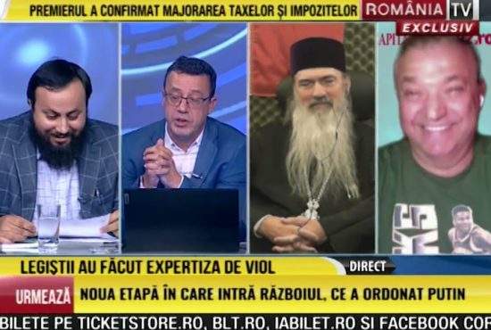 RomâniaTV l-a invitat în studio pe călugărul Smintenie de la Mânăstirea Descreierați să vorbească despre cipuri