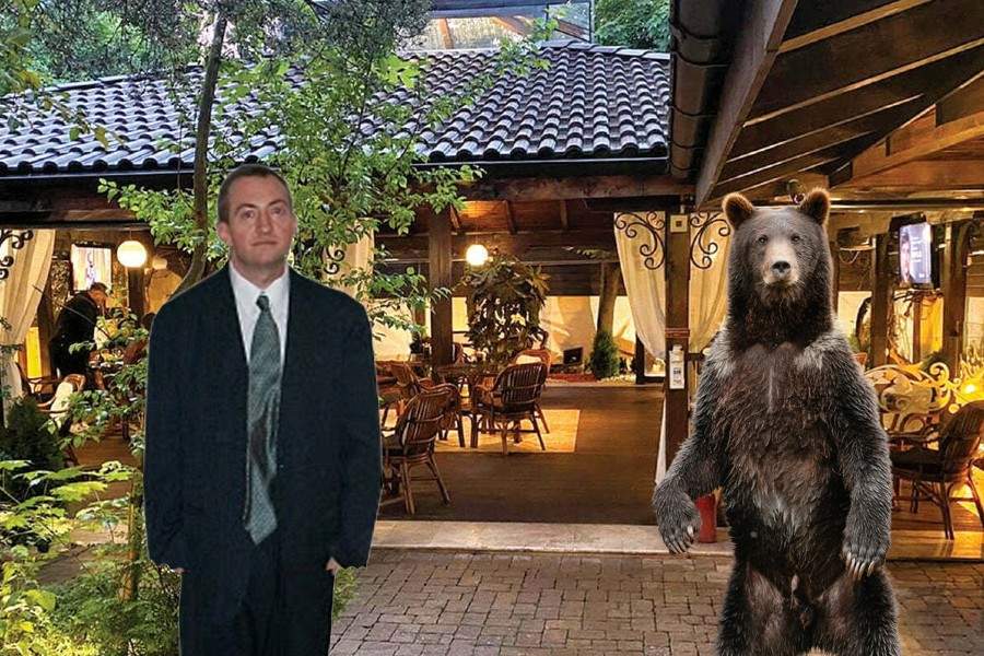 Clientul unei terase din Brașov a găsit un urs într-o salată