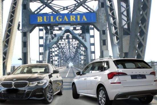 Trafic alternativ pe podul de la Giurgiu: O Skoda, un BMW, o Skoda, un BMW