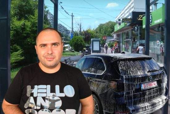 Un șofer cu BMW și-a spălat mașina la dușul stradal de la Veteranilor