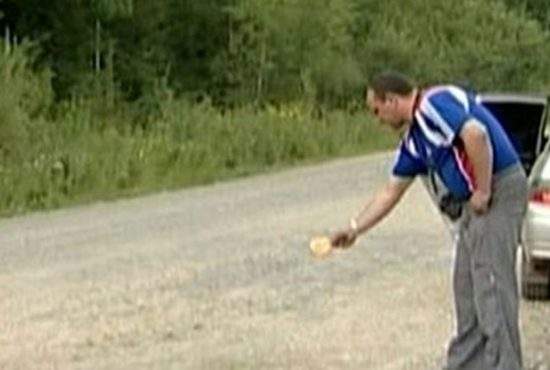 Pentru că nu sunt urși, turiștii din Tulcea opresc și hrănesc țânțarii pe marginea drumului