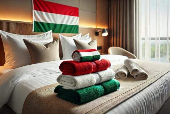 Inovație! Un hotel folosește prosoape în culorile Ungariei, ca să nu le mai fure românii