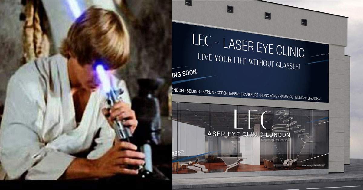 (P) Dr. Jedi Luke Skywalker, cel mai apreciat chirurg de ochi, recomandă laserul