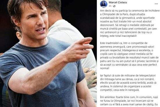 Tom Cruise a spus că dacă nu vine Ciolacu la festivitate nici el nu mai participă