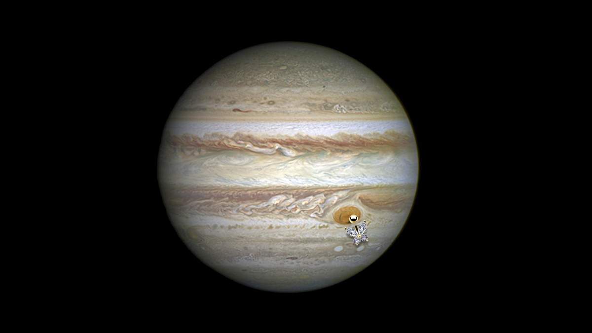 Inelele lui Saturn, în sfârşit detronate. Jupiter şi-a pus un cercel în buric