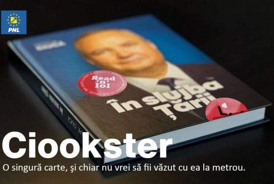 PNL lansează Ciookster, un fel de Bookster care are doar cartea lui Ciucă