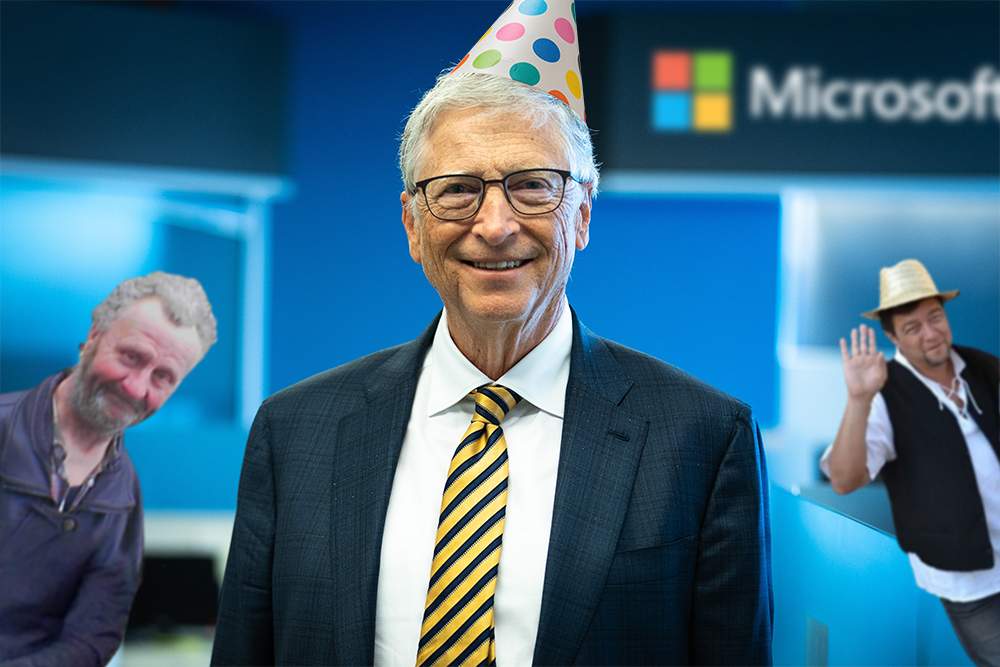 Româna, cea mai vorbită limbă la Microsoft. De ziua lui, Bill Gates aude doar „Dai de băut?”