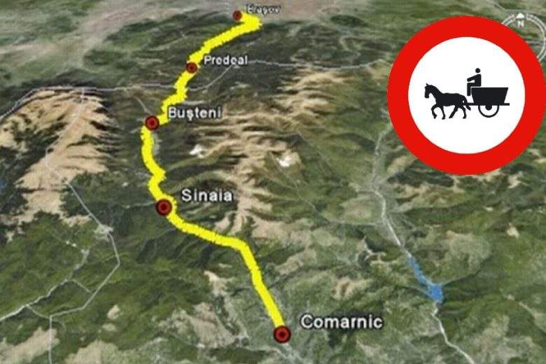 Autostrada Comarnic-Brașov, primul pas. S-au montat semnele cu ”atenție, căruțe”