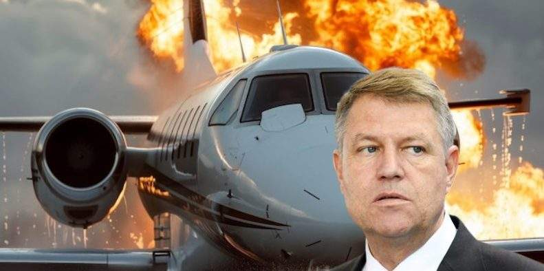 Iohannis și-a dat foc la avionul privat ca să nu ajungă în mâinile lui Lasconi