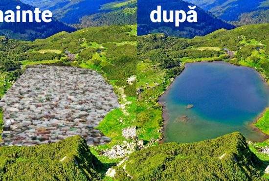 Lac nou descoperit în România sub un morman de peturi strânse pentru reciclat