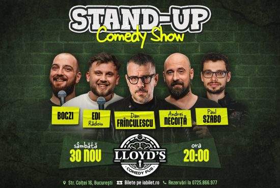 Stand-up Comedy cu Frînculescu, Paul Szabo, Edi Rădoiu, Bogzi & Nego