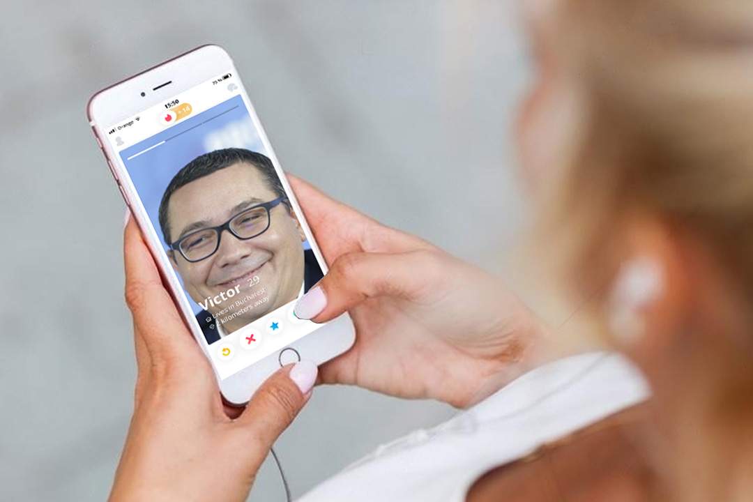 Tinder se închide după ce și-a făcut Victor Ponta cont